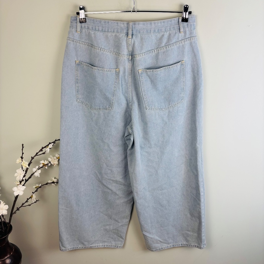CIDER Mid Waist Wide Leg Cutout Jean Size 0X (12/14) - Picture 5 of 5